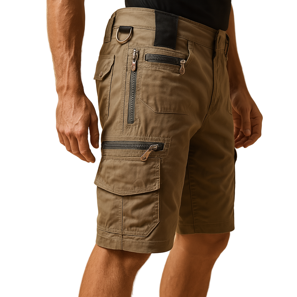 Men's Short Cargo Shorts | Relaxed Fit Multi-Pocket Design | Brandon